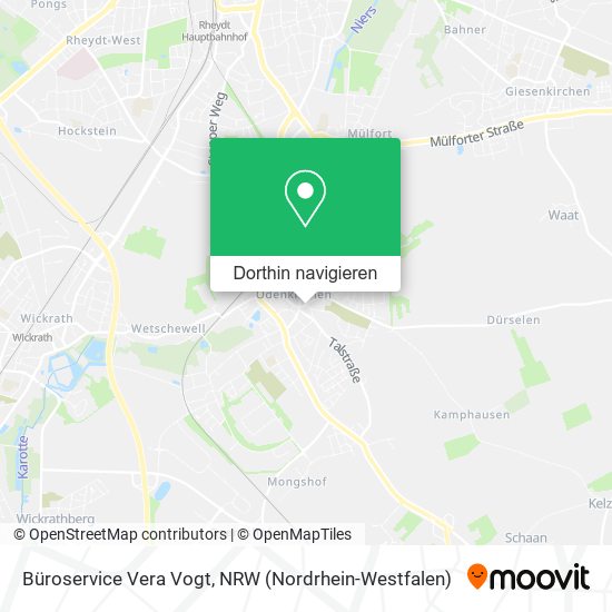 Büroservice Vera Vogt Karte
