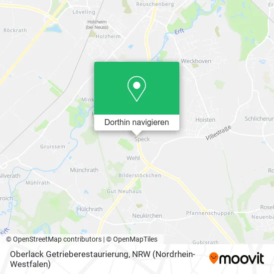 Oberlack Getrieberestaurierung Karte