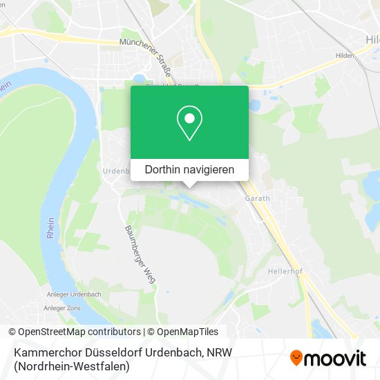 Kammerchor Düsseldorf Urdenbach Karte