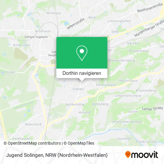 Jugend Solingen Karte