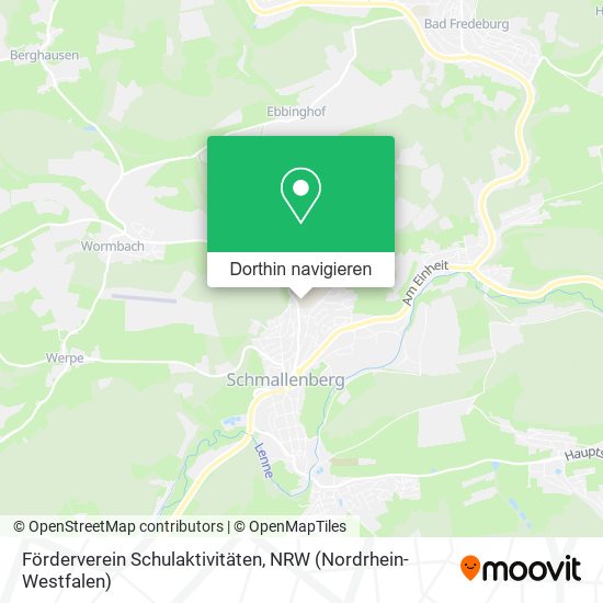 Förderverein Schulaktivitäten Karte