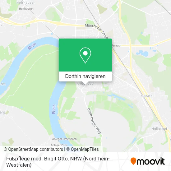 Fußpflege med. Birgit Otto Karte