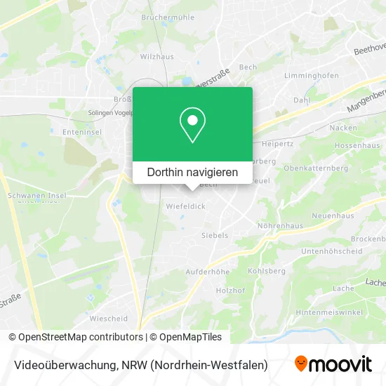 Videoüberwachung Karte