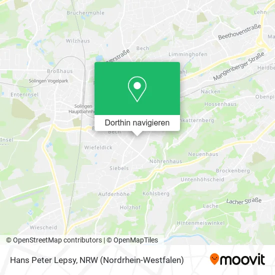 Hans Peter Lepsy Karte