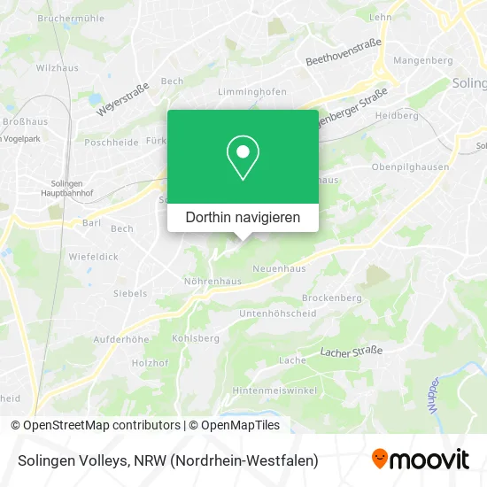 Solingen Volleys Karte