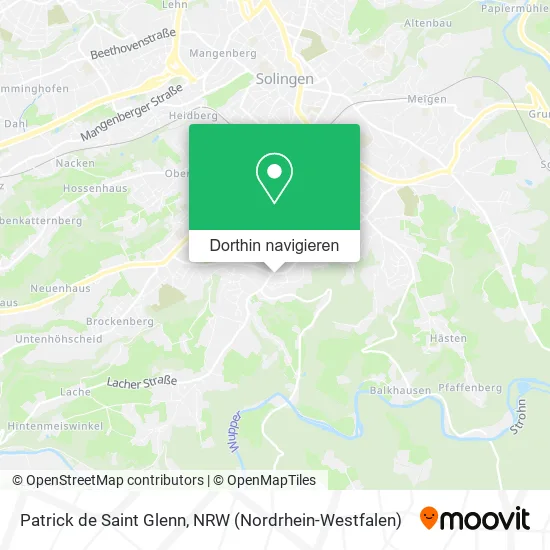 Patrick de Saint Glenn Karte