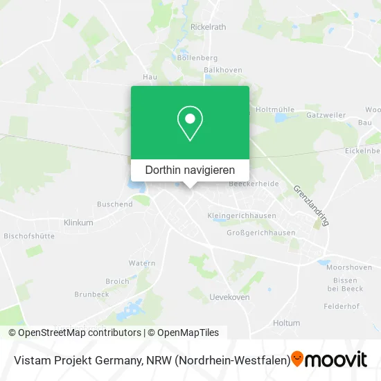 Vistam Projekt Germany Karte