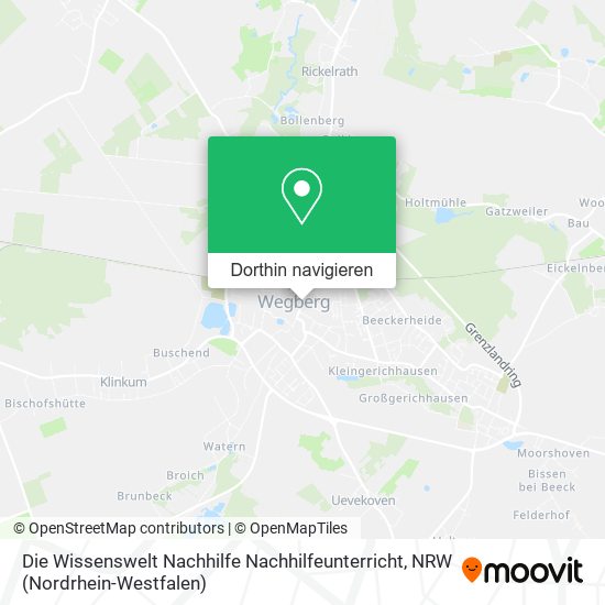 Die Wissenswelt Nachhilfe Nachhilfeunterricht Karte