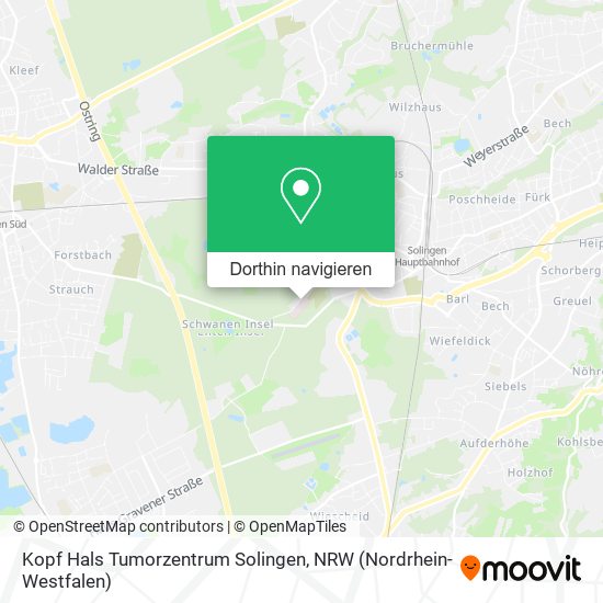 Kopf Hals Tumorzentrum Solingen Karte