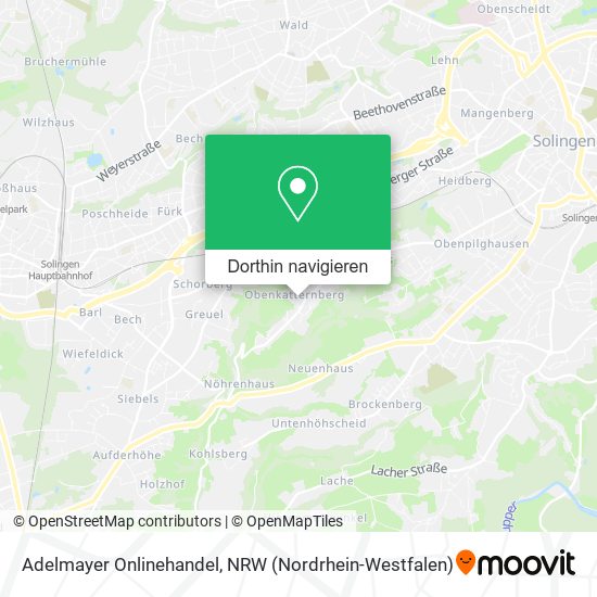 Adelmayer Onlinehandel Karte