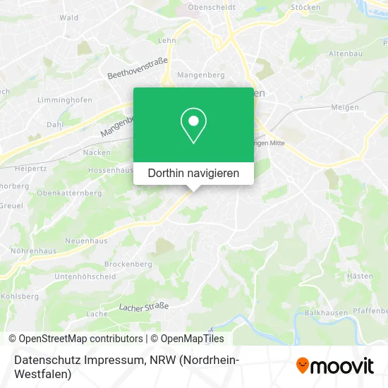 Datenschutz Impressum Karte