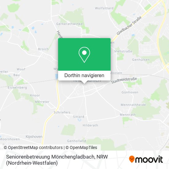 Seniorenbetreuung Mönchengladbach Karte