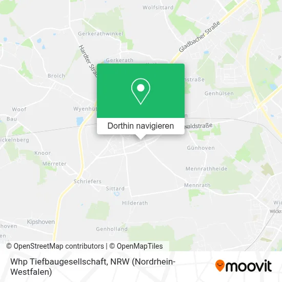 Whp Tiefbaugesellschaft Karte