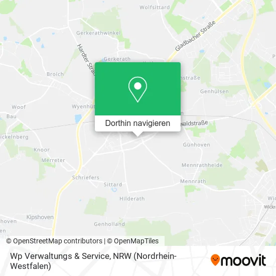 Wp Verwaltungs & Service Karte