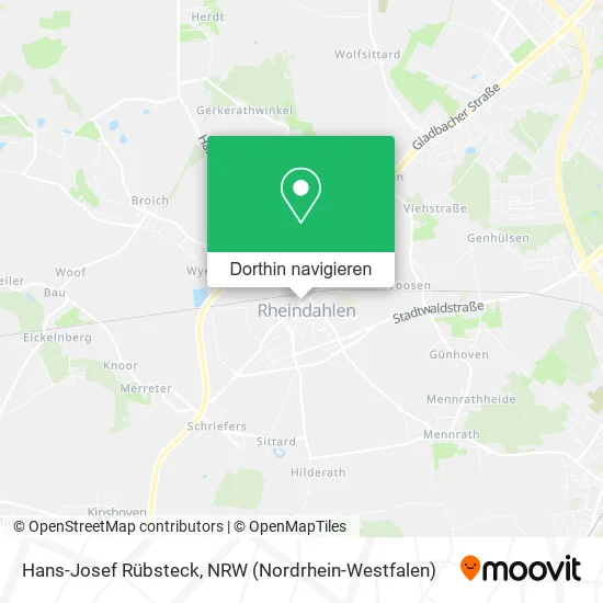 Hans-Josef Rübsteck Karte