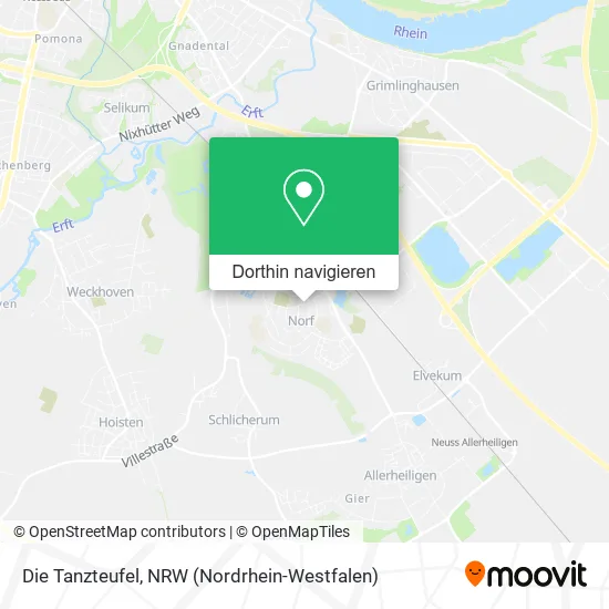 Die Tanzteufel Karte