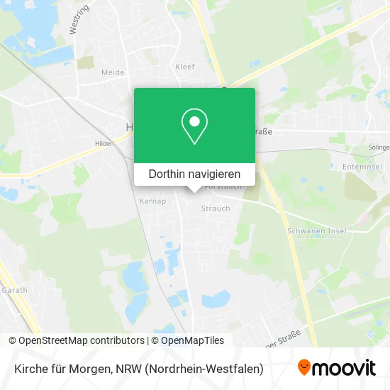 Kirche für Morgen Karte