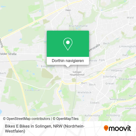 Bikes E Bikes in Solingen Karte