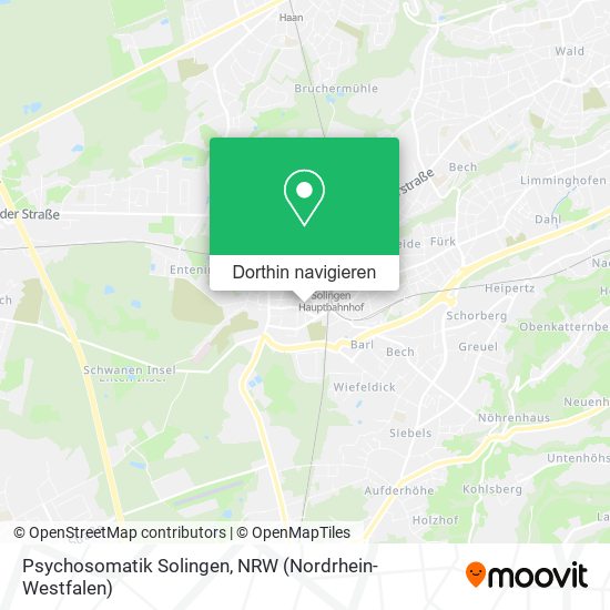 Psychosomatik Solingen Karte