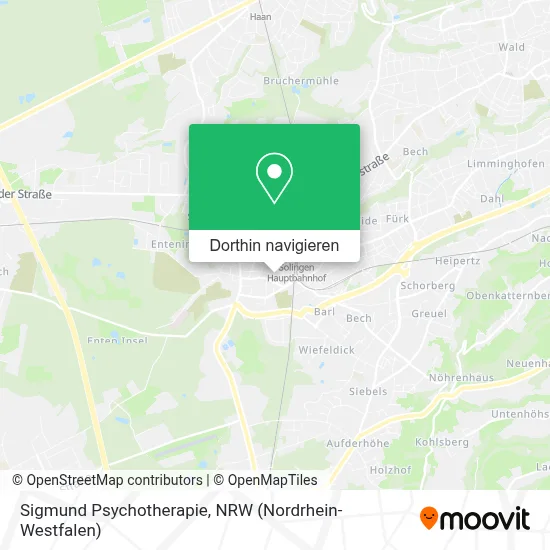 Sigmund Psychotherapie Karte