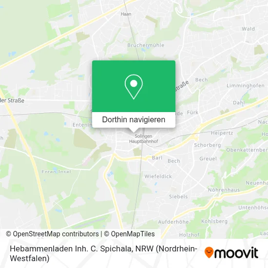 Hebammenladen Inh. C. Spichala Karte