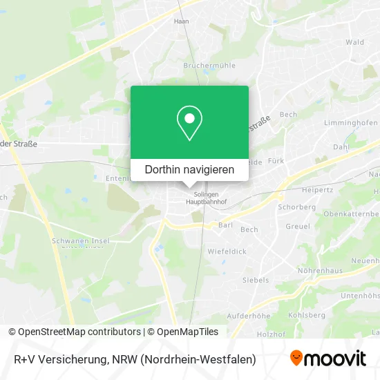 R+V Versicherung Karte