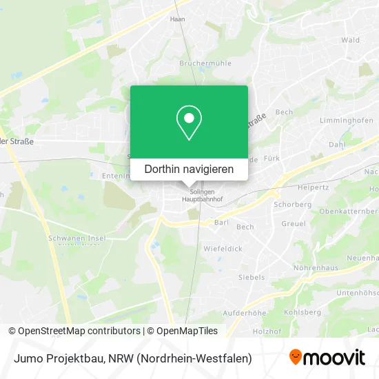 Jumo Projektbau Karte