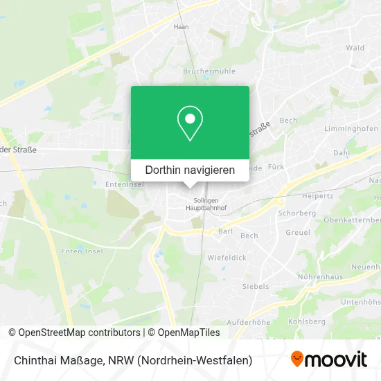 Chinthai Maßage Karte