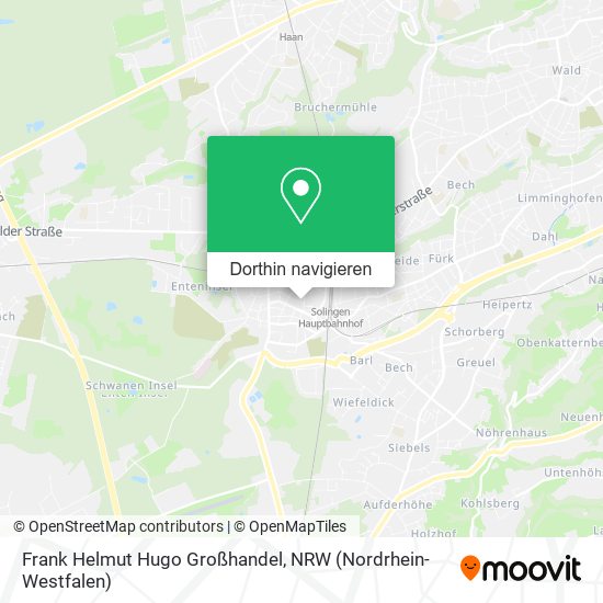 Frank Helmut Hugo Großhandel Karte