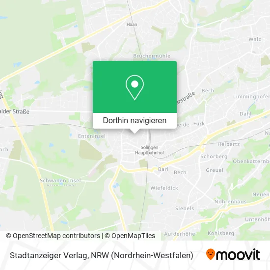 Stadtanzeiger Verlag Karte
