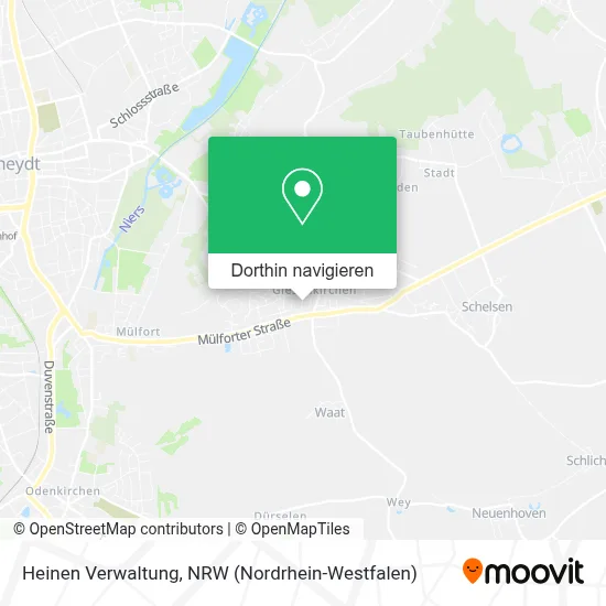 Heinen Verwaltung Karte
