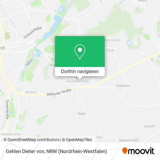 Gehlen Dieter von Karte