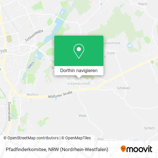 Pfadfinderkomitee Karte