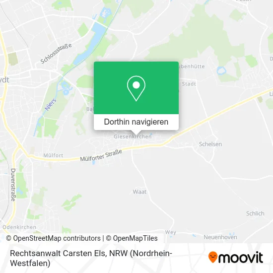 Rechtsanwalt Carsten Els Karte