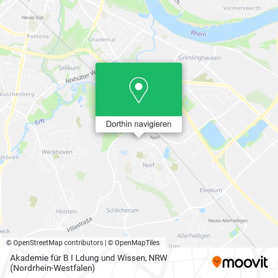 Akademie für B I Ldung und Wissen Karte
