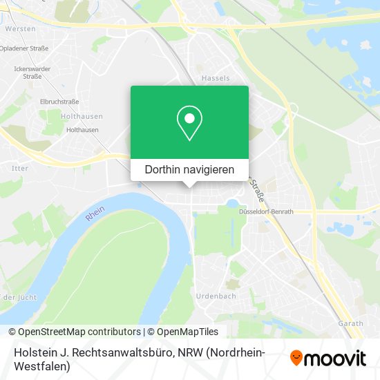 Holstein J. Rechtsanwaltsbüro Karte
