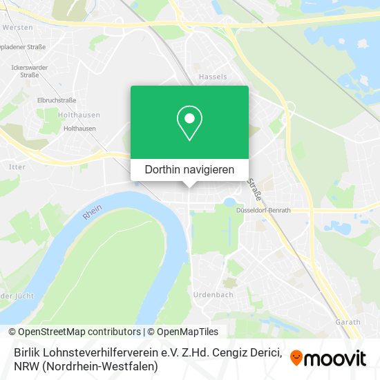 Birlik Lohnsteverhilferverein e.V. Z.Hd. Cengiz Derici Karte