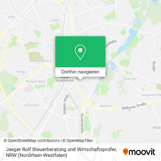 Jaeger Rolf Steuerberatung und Wirtschaftsprüfer Karte