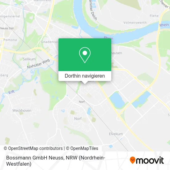 Bossmann GmbH Neuss Karte