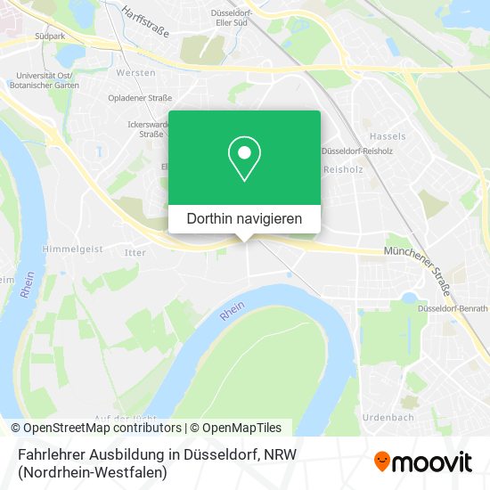 Fahrlehrer Ausbildung in Düsseldorf Karte