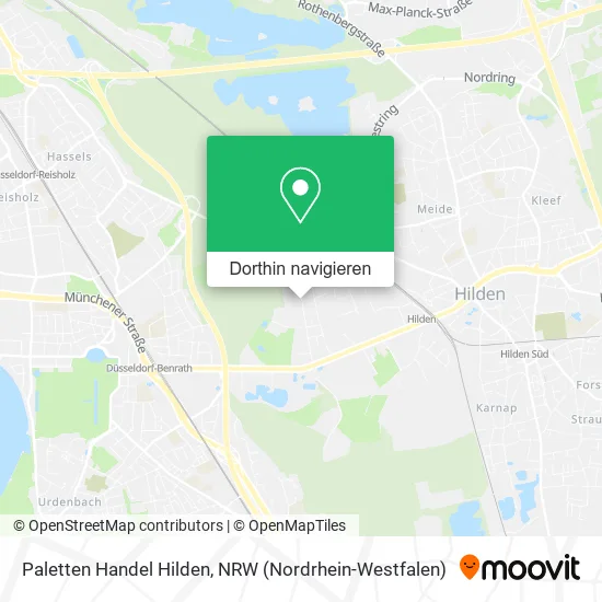 Paletten Handel Hilden Karte