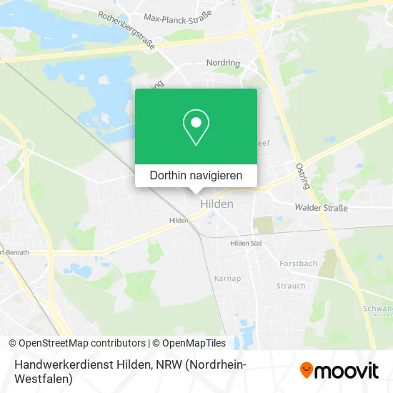 Handwerkerdienst Hilden Karte