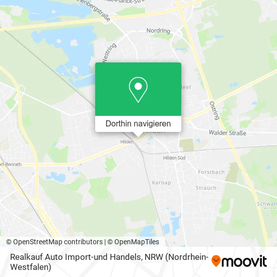 Realkauf Auto Import-und Handels Karte