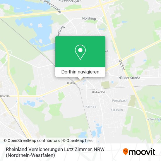 Rheinland Versicherungen Lutz Zimmer Karte