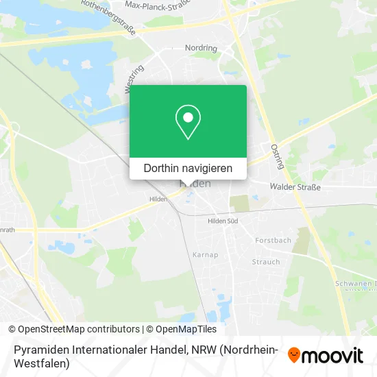 Pyramiden Internationaler Handel Karte