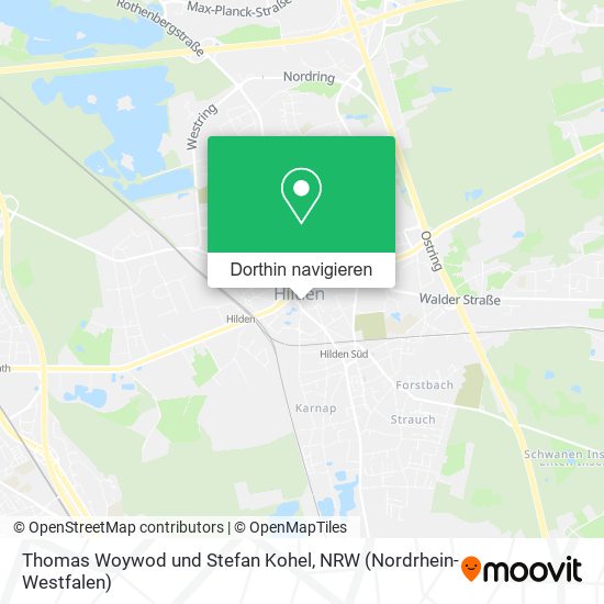 Thomas Woywod und Stefan Kohel Karte