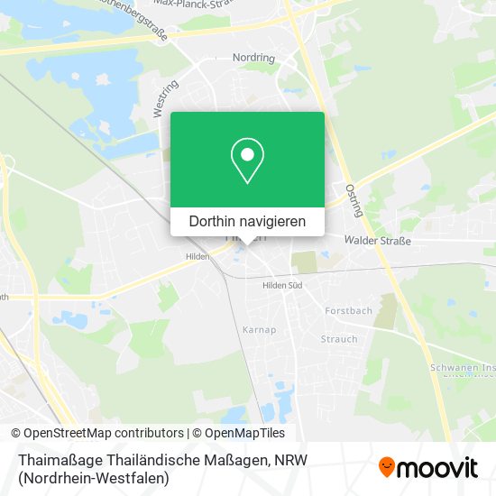 Thaimaßage Thailändische Maßagen Karte