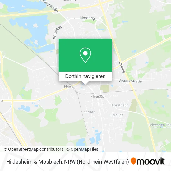 Hildesheim & Mosblech Karte