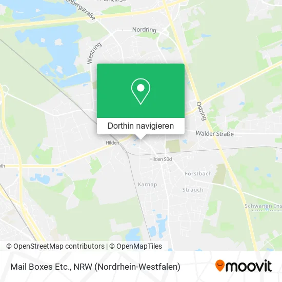 Mail Boxes Etc. Karte