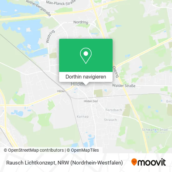 Rausch Lichtkonzept Karte